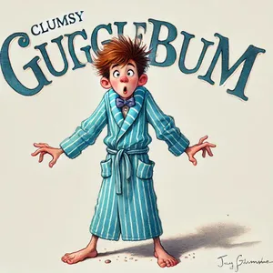 Clumsy Clomper Character Poster