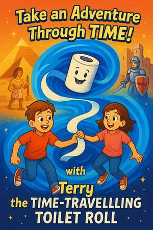 Terry the Time-Travelling Toilet Roll Character Poster